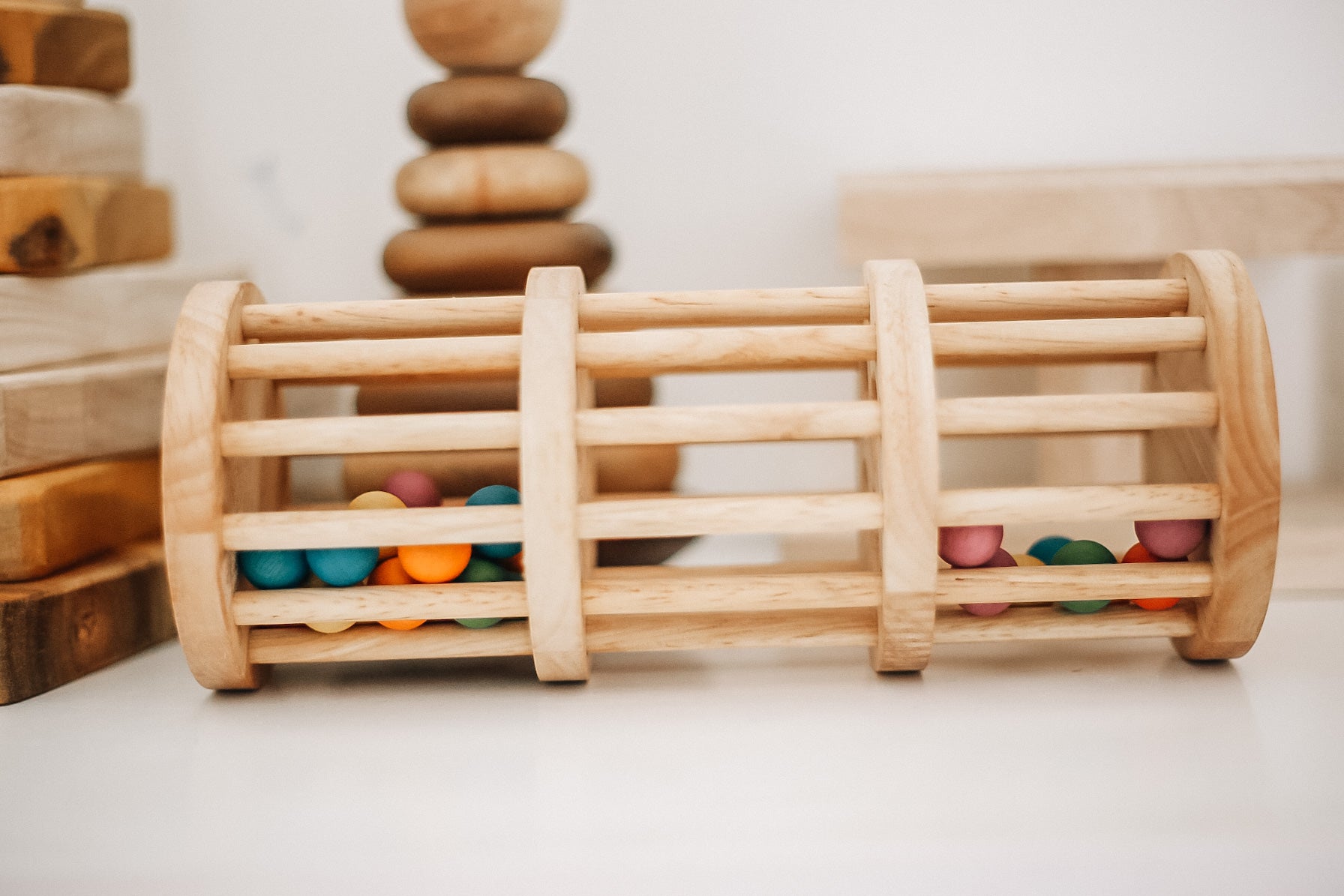 Wooden Rainmaker Toy