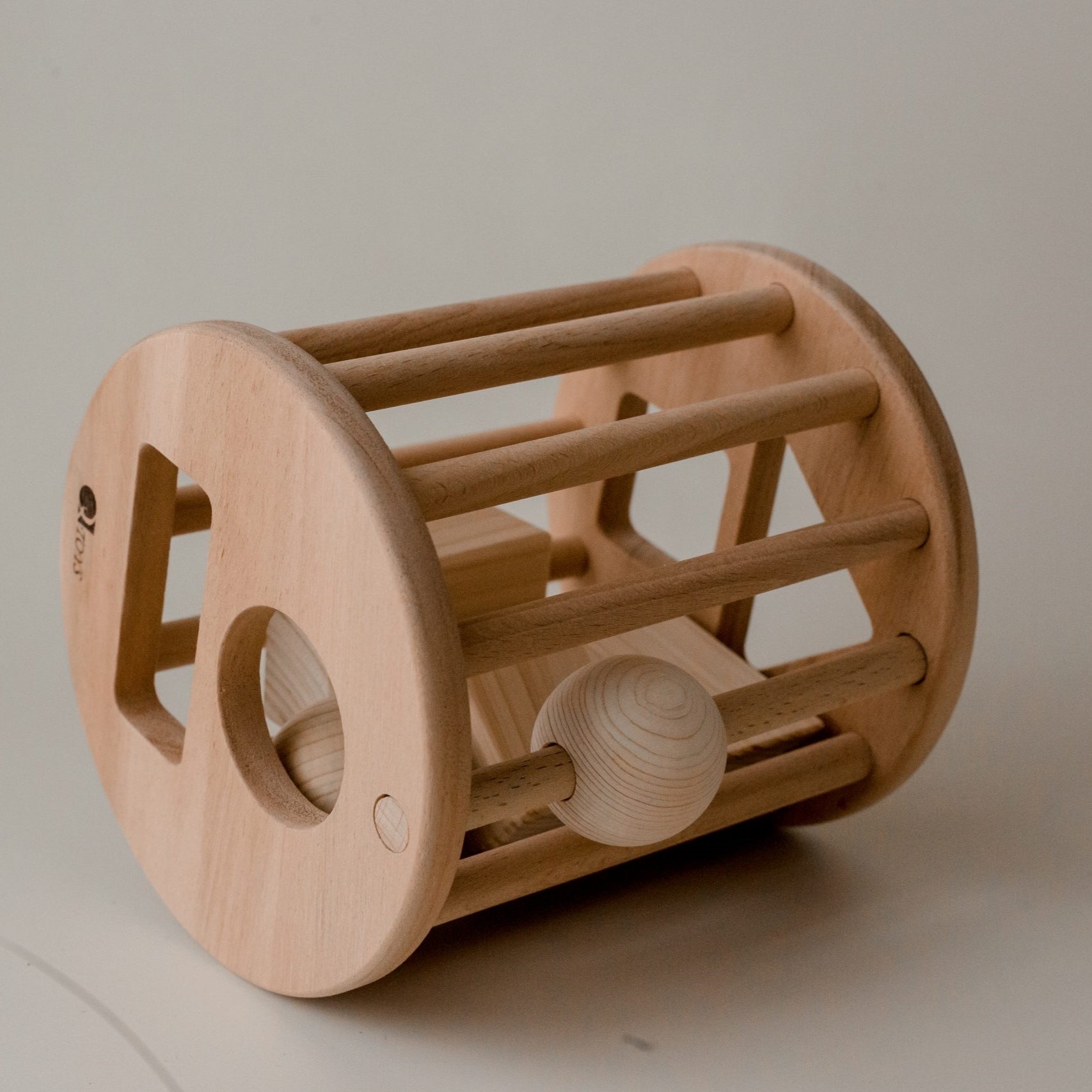 Wooden Rolling Shape Sorter 