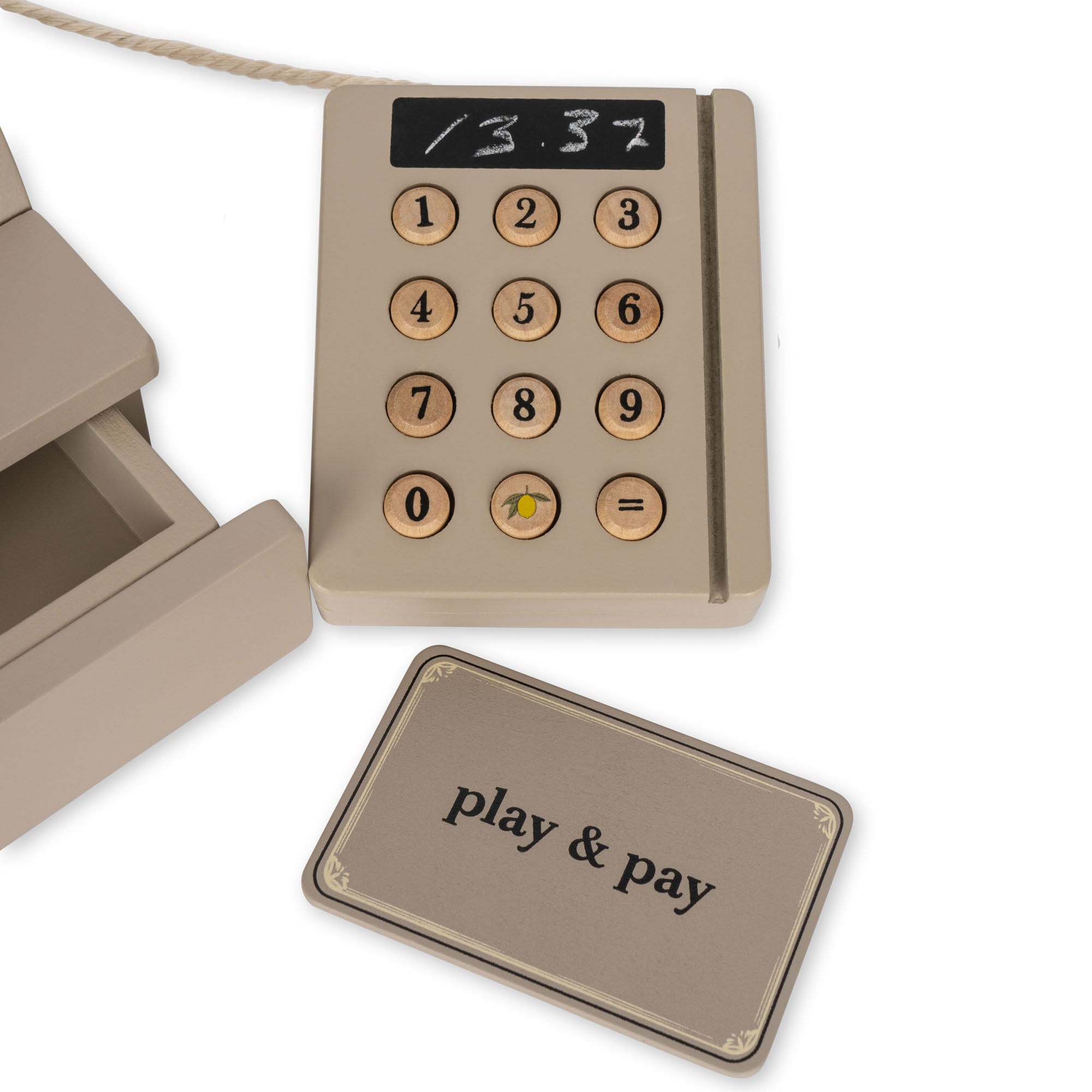 Wooden Toy Cash Register