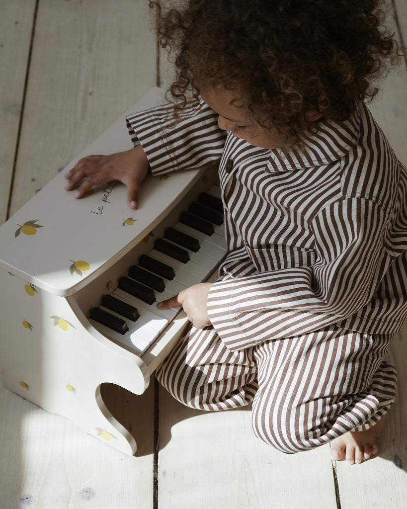 Wooden Toy Piano - Lemon