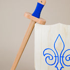 Wooden Toy Sword & Shield - Blue