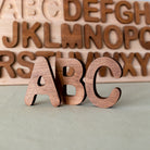 Wooden Uppercase Alphabet Puzzle