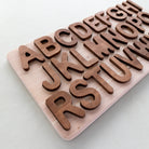 Wooden Uppercase Alphabet Puzzle