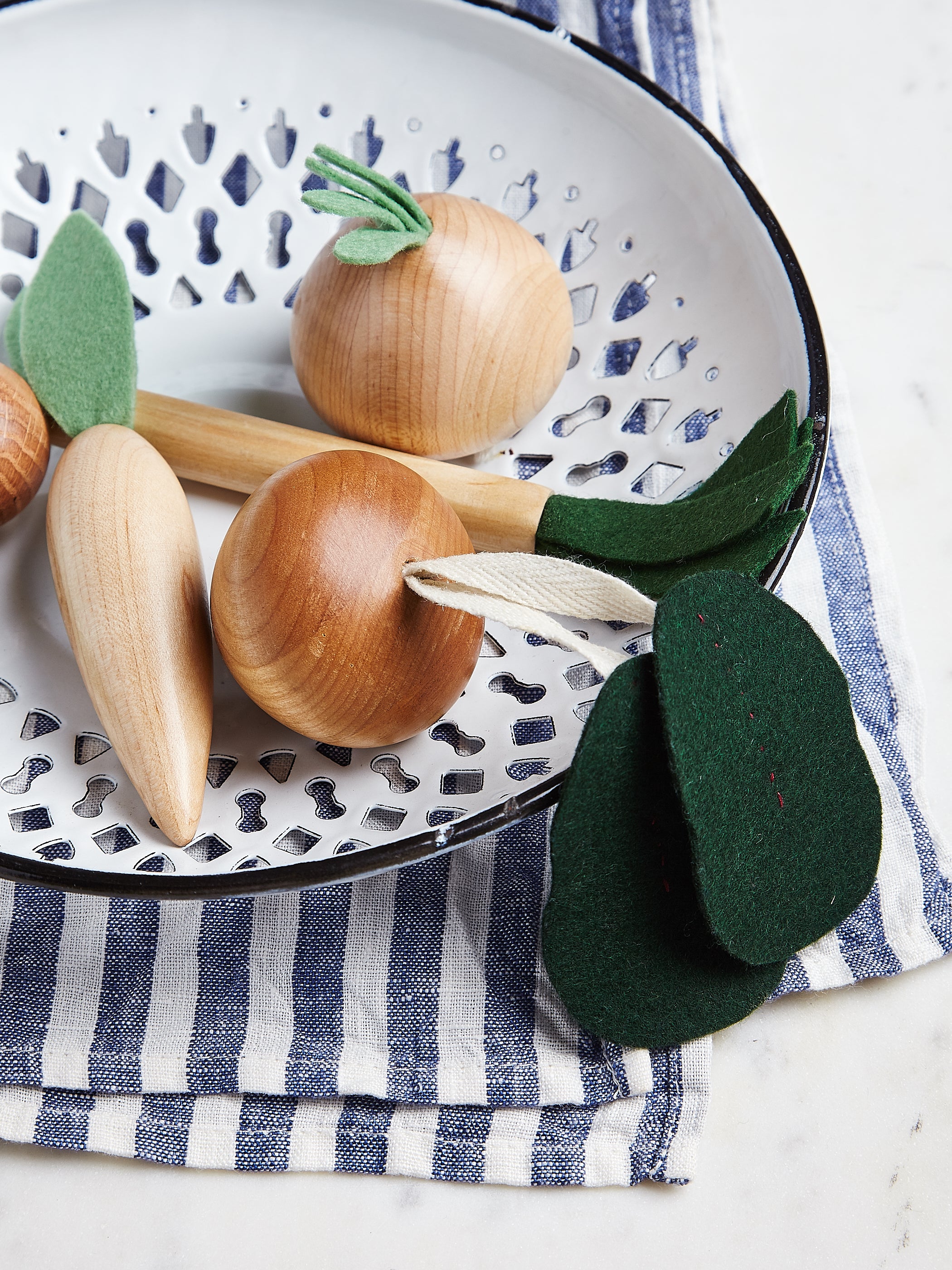 Wooden Vegetables Play Food Set 10